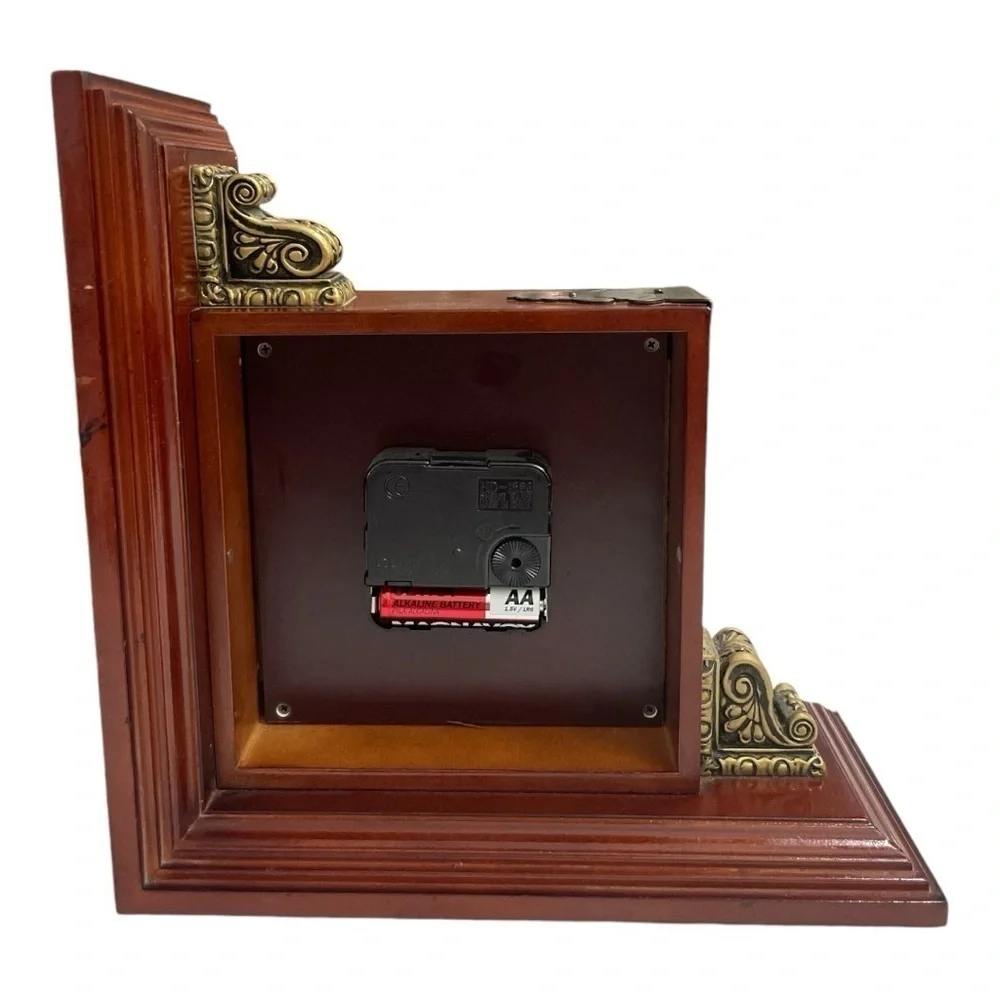 Vtg Style Bombay Company Shelf Bookend, Clock Bookend, Shelf Bookend